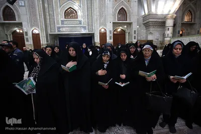 مراسم تجدید میثاق جامعه قرآنی کشور با آرمان‌های معمار کبیر انقلاب اسلامی، امام خمینی(ره) در حرم مطهر امام راحل