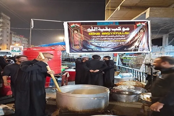 Pelayanan Maukib India kepada jemaah Ziarah Arbain + vidio & ganbar