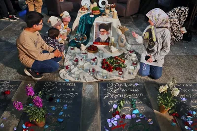 تحویل سال نو در گلزار شهدا