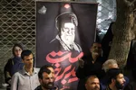 تجمع مردم انقلابی ملایر همزمان با ایام تشییع آقای شهید ایران