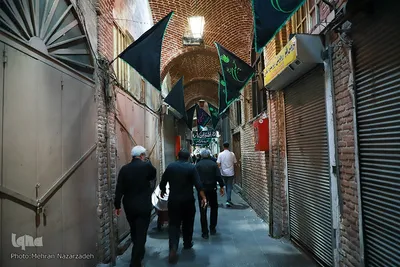 عزاداری سوم شهادت امام حسین(ع) در بازار تبریز‎