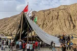 برپایی خیمه‌های عزا در زرقان استان فارس‎‎
