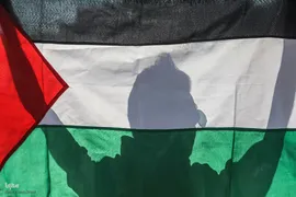 تجمع امدادگران و کادر درمان در میدان فلسطین