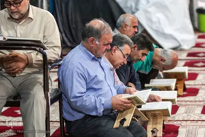 ترتیل‌خوانی قرآن کریم در مسجد اهل‌بیت(ع) اهواز 