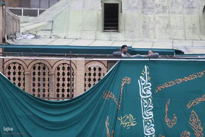 رونمایی از بزرگترین کتیبه دست‌نویس کشور در امام زاده صالح