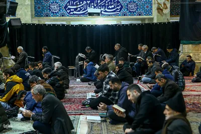 مراسم احیای شب نوزدهم ماه رمضان در مسجد جامع واوان