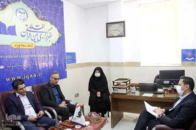 بازدید مدیرکل نهاد کتابخانه های عمومی استان از ایکنا یزد