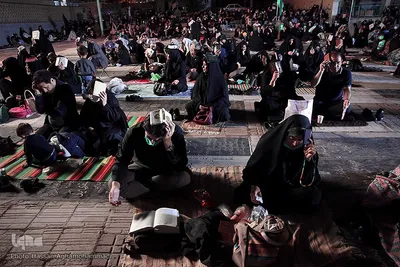 مراسم احیای شب بیست و سوم ماه مبارک رمضان، در بقعه متبرکه امامزاده سید جعفر(ع) و حمیده خاتون (س) باغ‌ فیض
