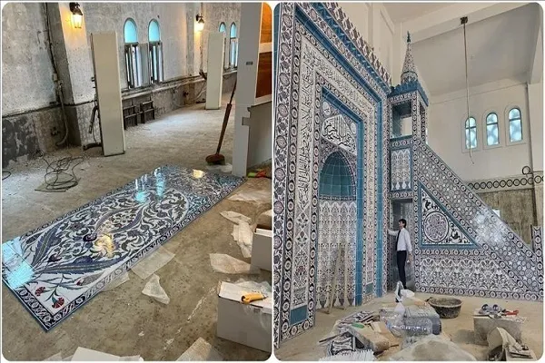 Pembaikan masjid pusat Seoul + foto