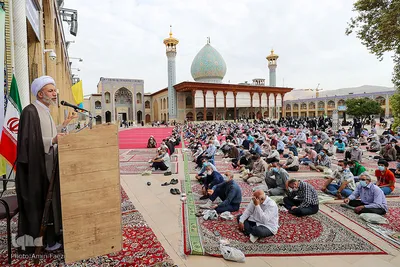 راقامه نماز عید قربان در حرم شاهچراغ(ع)