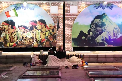 مراسم شب قدر در گلزار شهدای وادی رحمت تبریز