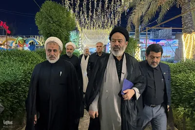 بازدید مسئولان حج و زیارت از خدمات به زائران در مسیر مشایه و کربلای معلی