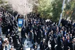 آیین تشییع پیکر آیت‌الله مستجابی در اصفهان