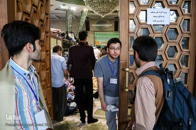 مراسم اعتکاف دانشجویی در دانشگاه تهران