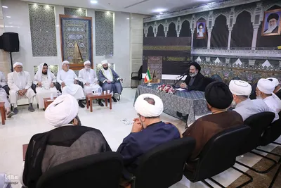 دیدار علمای اهل سنت با سرپرست حجاج ایرانی در مکه