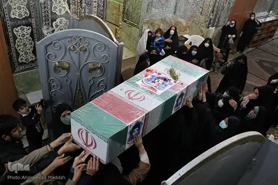 پیکر مطهر شهید حبیب الله حقیقی مهمان آستان مقدس سید علاءالدین حسین(ع)‎‎