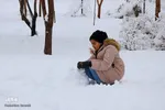 بارش اولین برف زمستانی در اراک