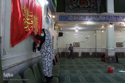 غبارروبی و عطرافشانی مسجد جامع سعدی شیراز‎‎