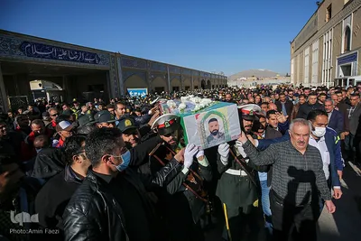 تشییع شهید مدافع امنیت محمود هوشمند خلاری
