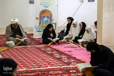 سفره افطار در جمع ایتام