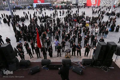 مراسم آیینی جاماندگان اربعین حسینی