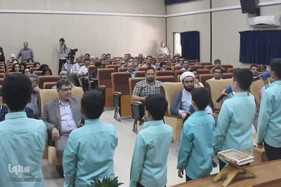 محفل انس با قرآن کریم با حضور قاری ممتاز بین المللی - شرکت آب منطقه ای سمنان‎
