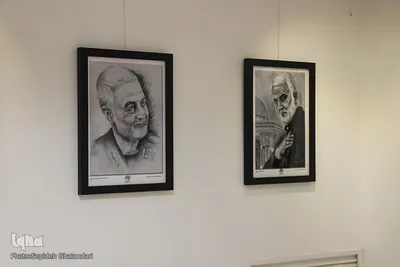 افتتاح نمایشگاه آثار تجسمی به مناسبت سالگرد سپهبد سلیمانی