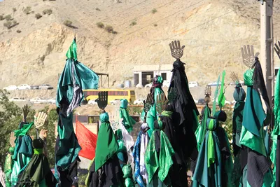 عزاداری روز عاشورا در روستای محمود آباد بیرجند