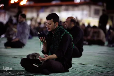  احیای شب قدر در مقبره شهدای دانشگاه امام حسین(ع)