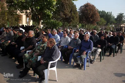 مراسم تشییع و خاکسپاری شهید «قاسم بلند» در اهواز
