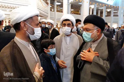 مراسم عمامه گذاری طلاب در اعیاد شعبانیه‎‎
