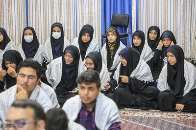 دیدار دانش‌آموزان بسیجی با نماینده ولی‎فقیه در خراسان جنوبی