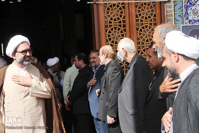 مراسم بزرگداشت مرحوم دعایی و جانباختگان حادثه قطار مشهد به یزد در مسجد حظیره یزد‎‎