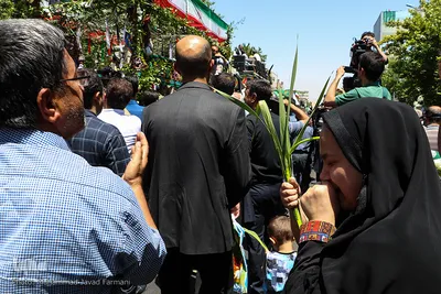 تشییع پیکر مطهر شهدای حادثه تروریستی تهران