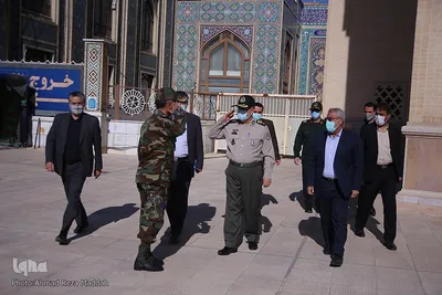 همایش تکریم و بزرگداشت روز سرباز در سومین حرم اهل بیت