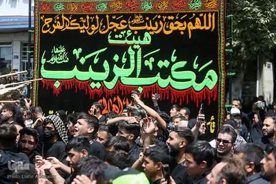 حرکت نمادین کاروان بنی اسد در خیابان های تهران