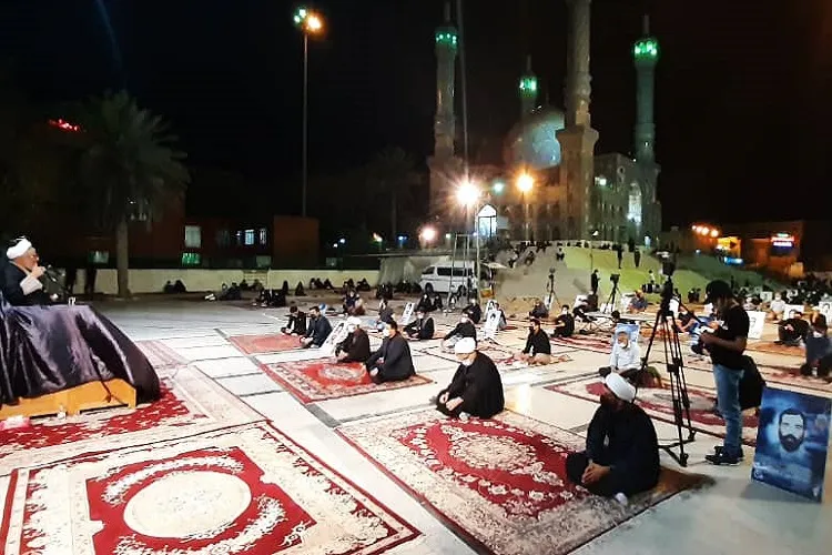 مراسم شب 23 رمضان در مساجد و بقاع متبرکه هرمزگان برگزار شد