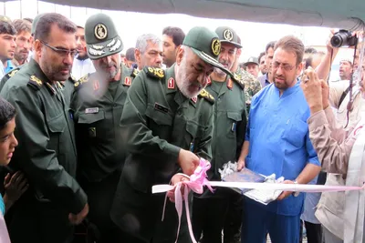 افتتاح بیمارستان صحرایی در یادمان شهدای هویزه