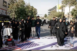 راهپیمایی جاماندگان اربعین حسینی در تهران
