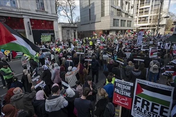 Londoners Stage Protest against Israeli Regime, Urge End to Attacks on Al-Aqsa