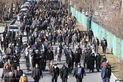 تشییع شهدای گمنام در شهرکرد‎‎