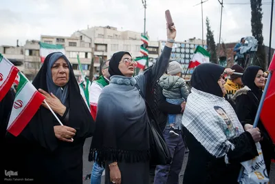 تحویل سال نو در میدان انقلاب تهران