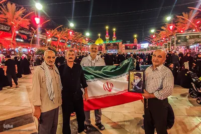بین الحرمین در انتظار پیکر مطهر رهبر شهید