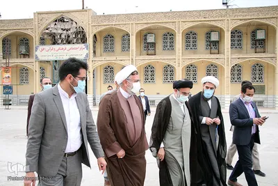 کلنگ زنی طرح توسعه امامزاده سید جعفر محمد (ع) یزد با حضور رییس سازمان اوقاف کشور‎