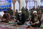 سوگواری نیروهای مسلح فارس در رثای شهدای حرم مطهر شاهچراغ