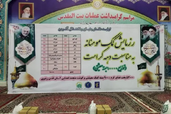 توزیع بیش از ۱۰ هزار بسته کمک معیشتی در کرمان