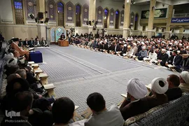 دیدار مسئولین و شرکت کنندگان سی‌وششمین دوره مسابقات بین‌المللی قرآن با رهبر انقلاب