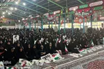 سوگواری بانوان اصفهانی به یاد شهیدان خدمت