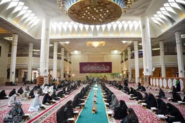 محفل جزءخوانی قرآن ماه رمضان در حرم مطهر شاهچراغ(ع)