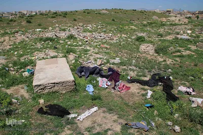 وضعیت نامطلوب قبرستان متروکه منطقه بهار اهر
